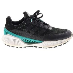 Adidas Black and Turquoise Athletic Shoes